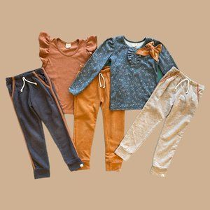 Girls 4T Urban Outfit Bundle - Lulu & Roo / Little Road Co.